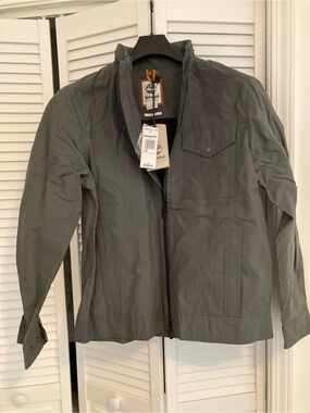 Timberland Men's Slate Gray Zip Utility Jacket